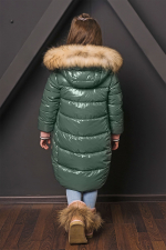 Пальто для девочки GnK ЗС-818 превью фото